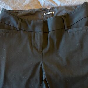 Express Black Columnist Trousers